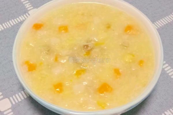 双米莲子排骨粥 (宝宝辅食）的做法图解17