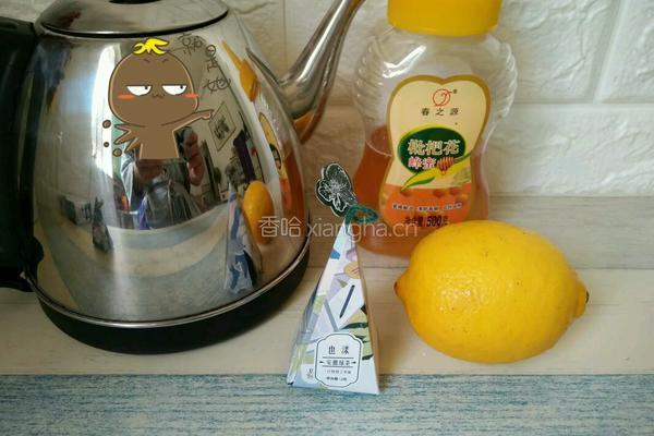 柠檬蜂蜜绿茶的做法图解1