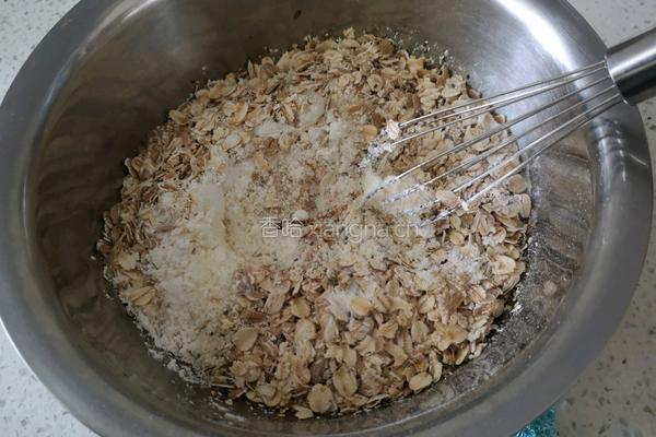 椰子油燕麦饼干的做法图解4