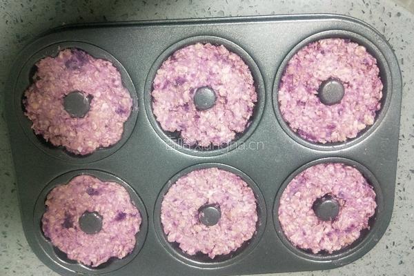 紫薯燕麦甜甜圈的做法图解10