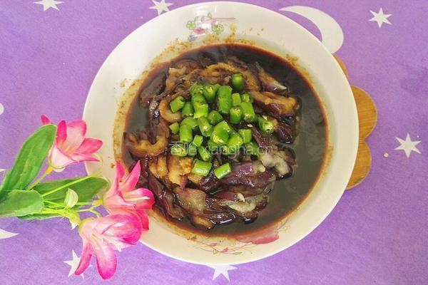 甜酱茄子的做法图解16