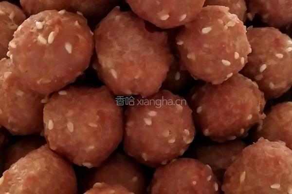芝麻小丸子的做法图解6