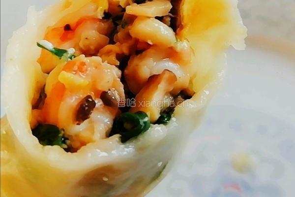香菇小白菜虾饺