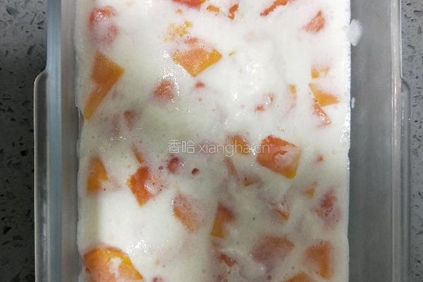 木瓜牛奶果冻的做法图解8
