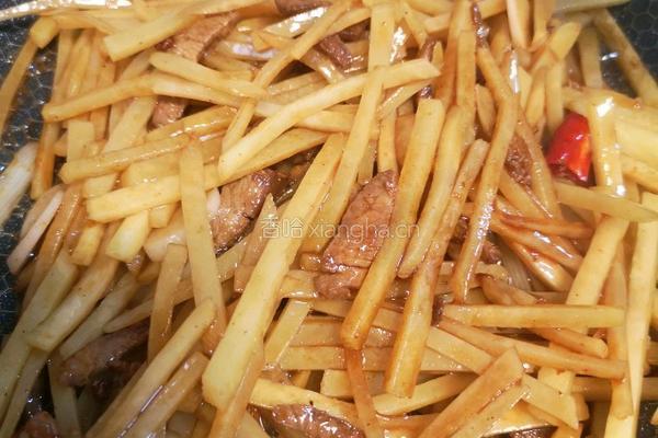 家常土豆丝炒豆角的做法图解11