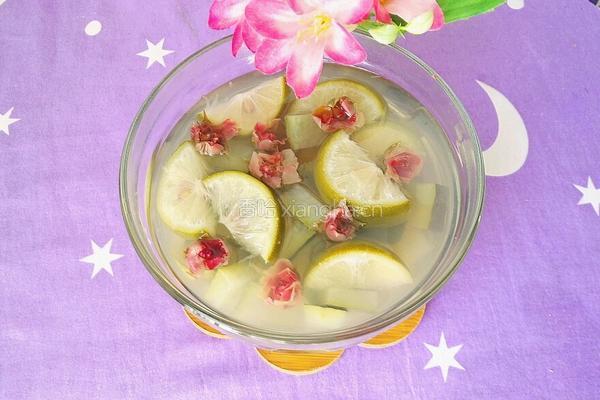 柠檬冬瓜皮玫瑰花茶的做法图解12