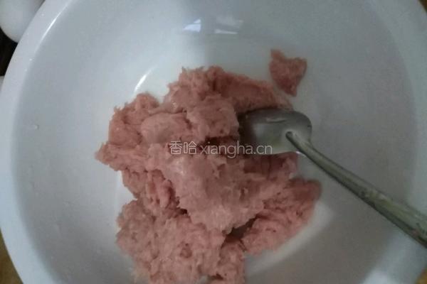 瘦肉丸的做法图解3