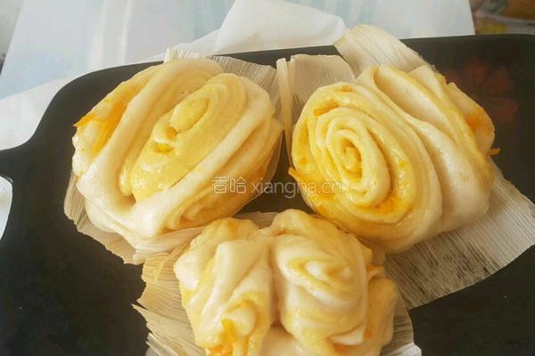 胡萝卜双色花卷的做法图解16