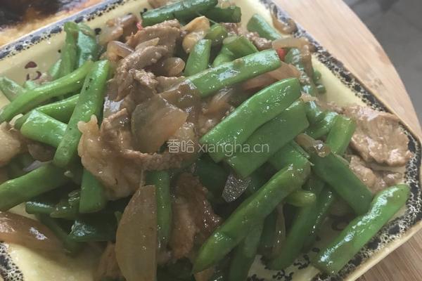 五花肉炒四季豆的做法图解7