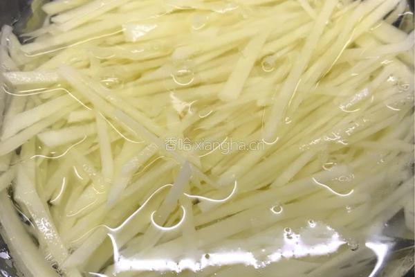 番茄土豆丝的做法图解2