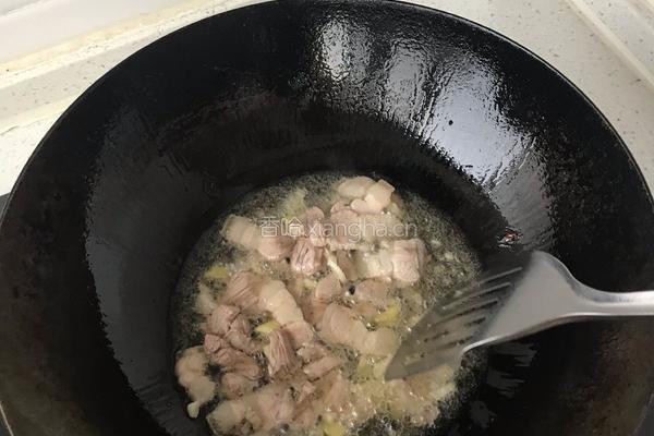 豆角焖面的做法图解3