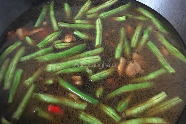 豆角焖面的做法图解5