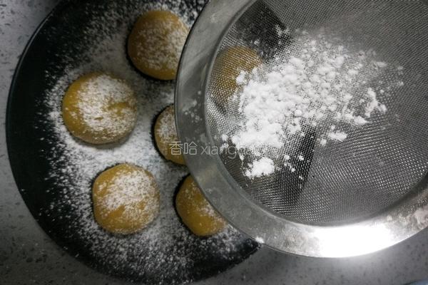 南瓜紫薯糯米球的做法图解22