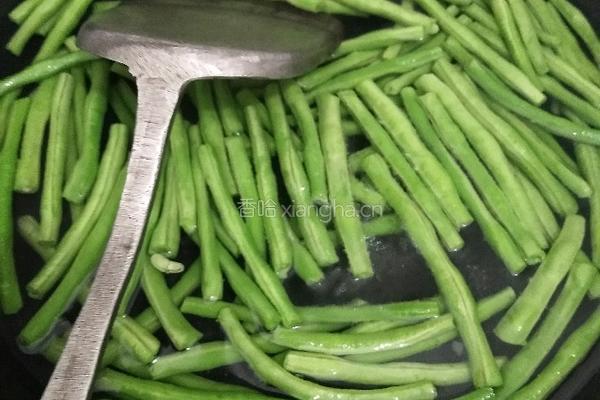 素炒豇豆的做法图解2