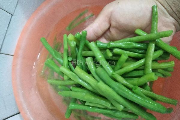 素炒豇豆的做法图解4