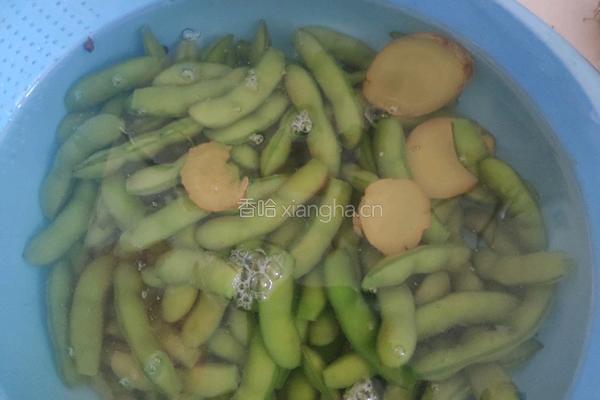 薄盐毛豆的做法图解5