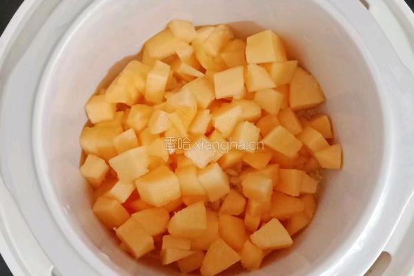 小米木瓜粥 (宝宝辅食）的做法图解6