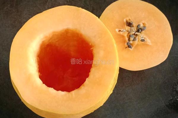 木瓜椰奶冻的做法图解2