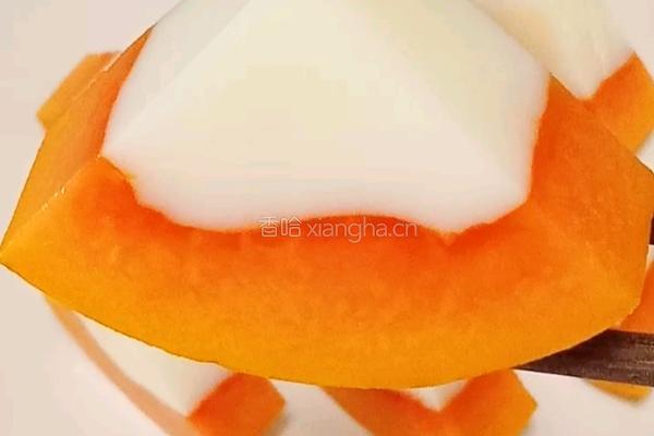 木瓜椰奶冻的做法图解11
