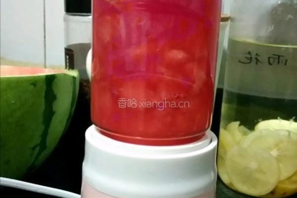 西瓜汁的做法图解7