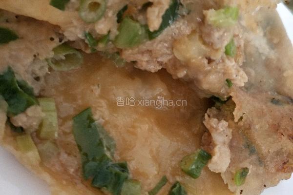 香葱肉饼的做法图解9