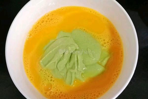 牛油果酸奶松饼的做法图解7