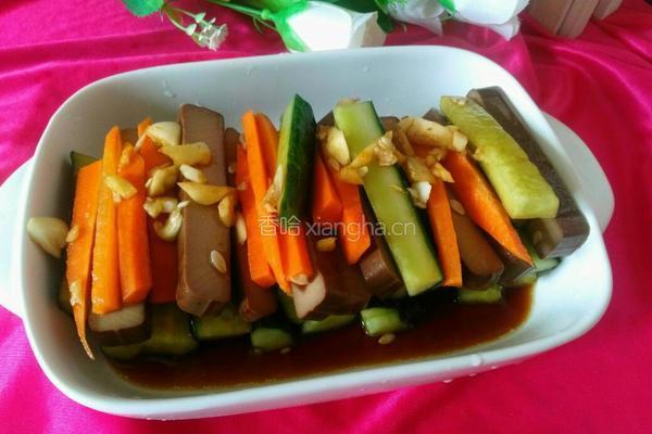 黄瓜拌豆干的做法图解6