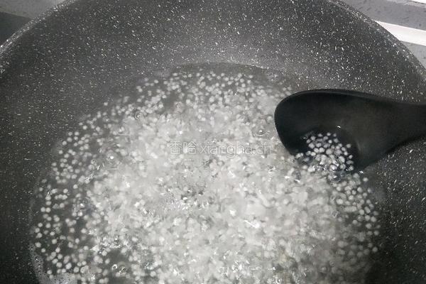 红豆西米奶糕的做法图解4