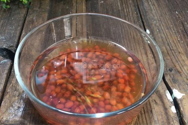 红豆冰粉的做法图解1