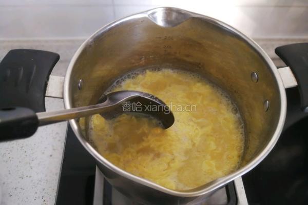 蛋花玉米面羹的做法图解9