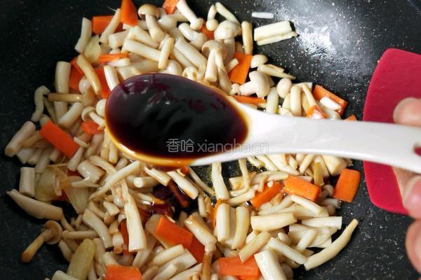 蚝油海鲜菇的做法图解9