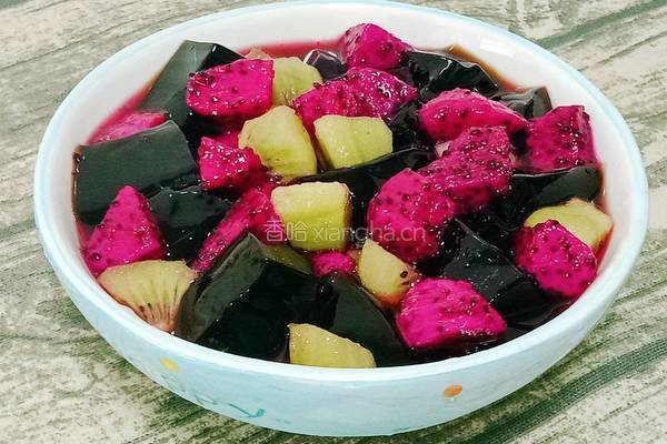 蜂蜜水果仙草的做法图解15