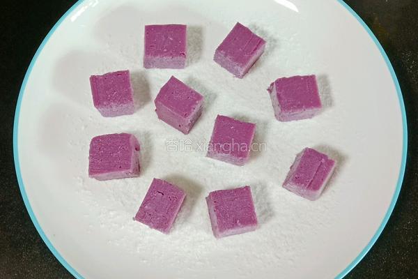 紫薯牛奶小方糕的做法图解18