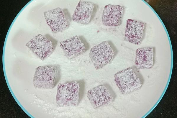 紫薯牛奶小方糕的做法图解19