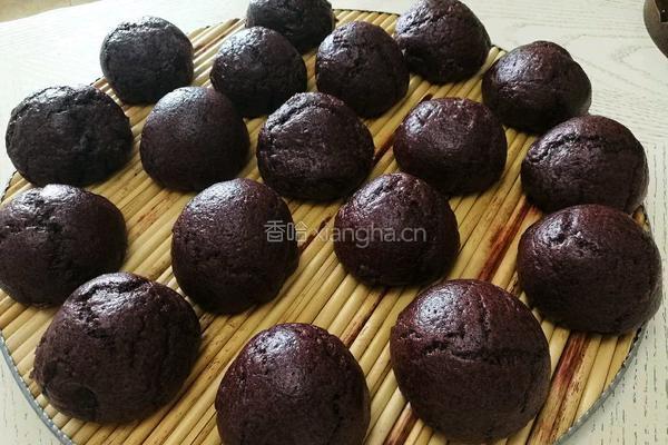 紫米面豆沙包的做法图解5