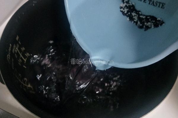 桂花紫米粥的做法图解4