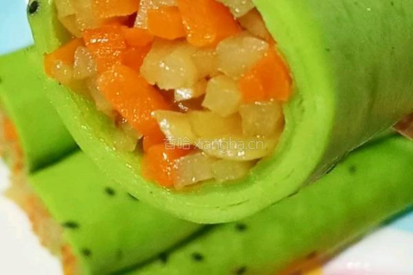 黄瓜鸡蛋卷饼的做法图解22