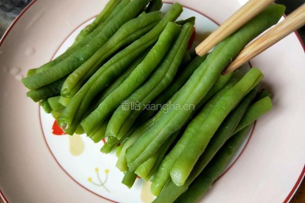 拌四季豆的做法图解5