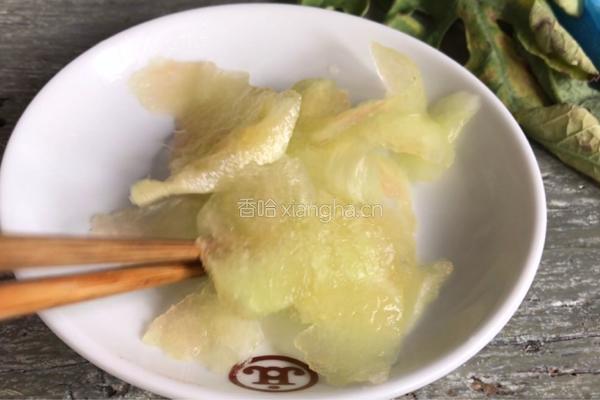 桂花蜜西瓜皮的做法图解2