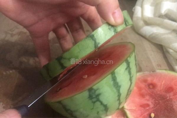 西瓜冰棒的做法图解4