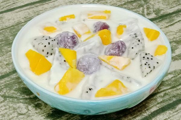 芋圆酸奶水果捞的做法图解16