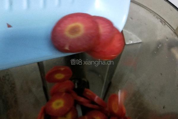 红萝卜小米糊的做法图解3