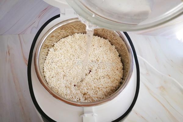 蒸红豆糯米饭的做法图解6