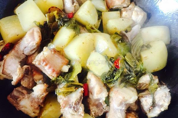 酸菜土豆排骨的做法图解10