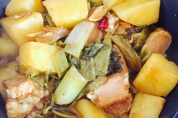 酸菜土豆排骨的做法图解13