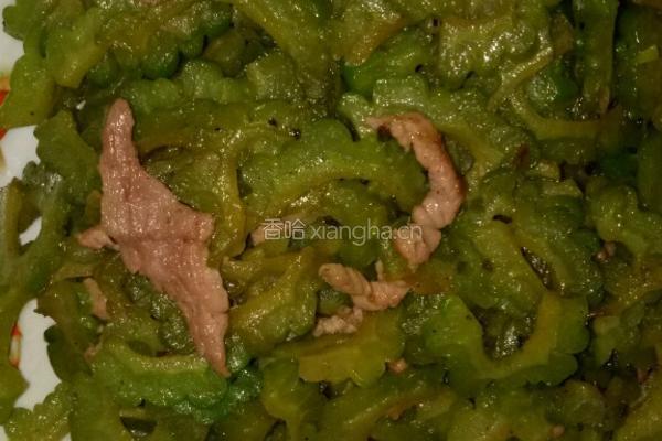 肉丝炒苦瓜