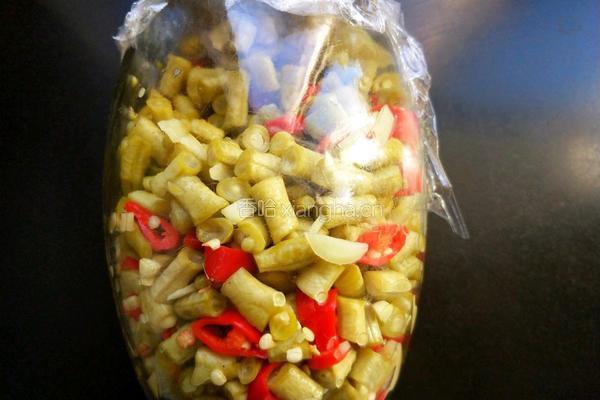 自制酸豆角的做法图解10