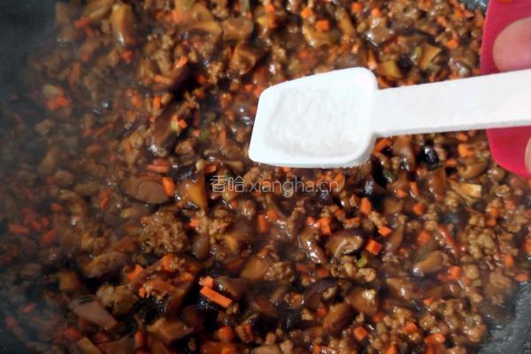 馄饨皮烧麦馅煎饼的做法图解11