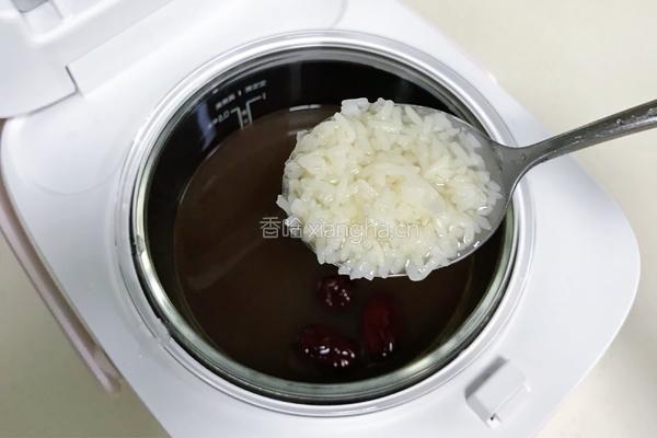 红豆薏米甜酒酿的做法图解6
