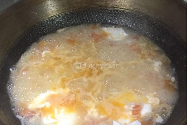 西红柿鸡蛋粉丝的做法图解3